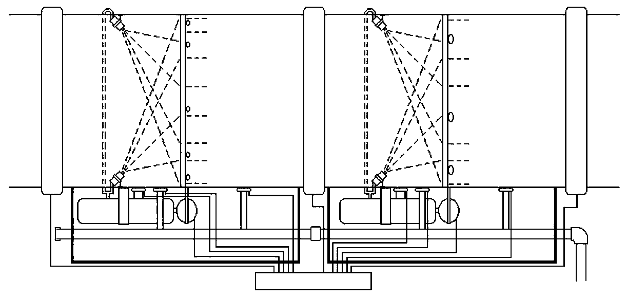 A self-cleaning multi-stage combined environmental protection filter device