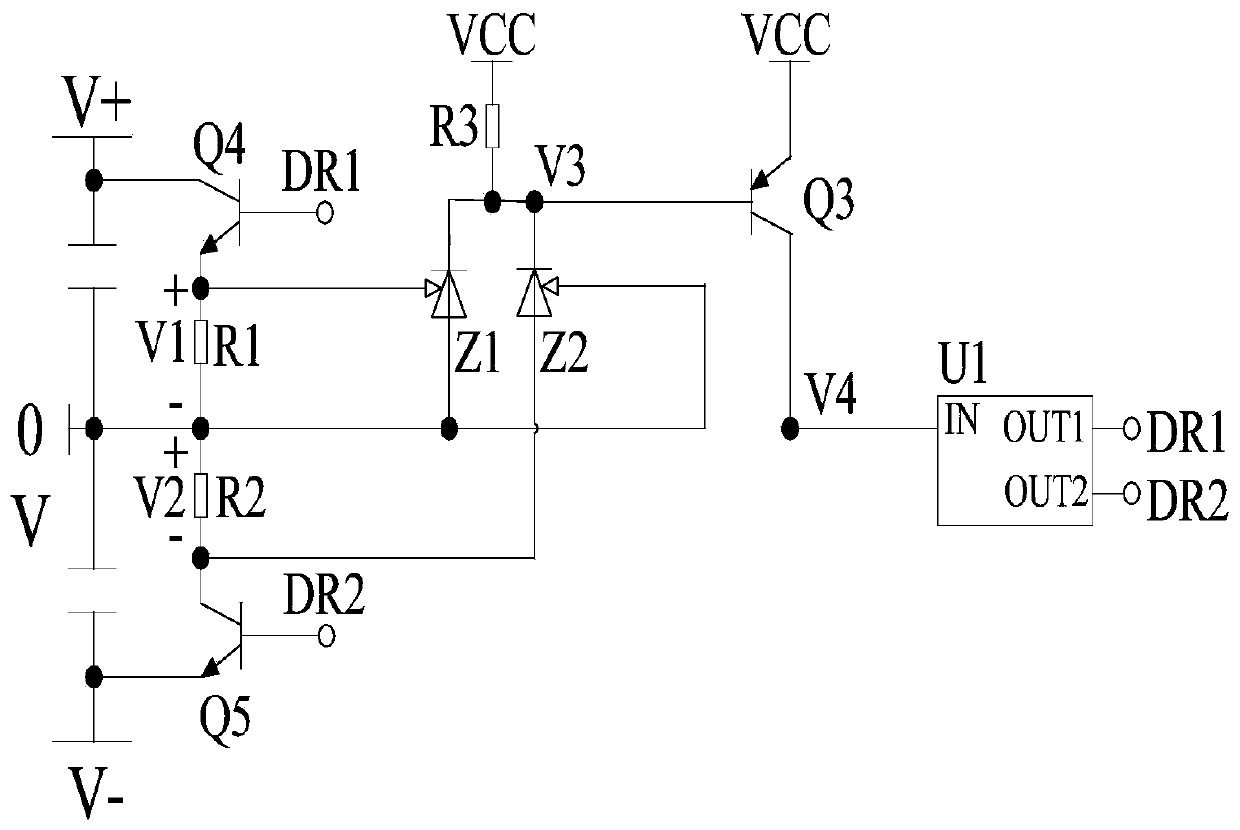 Dual-bus dual-power-tube current-limiting circuit, chip and electronic device