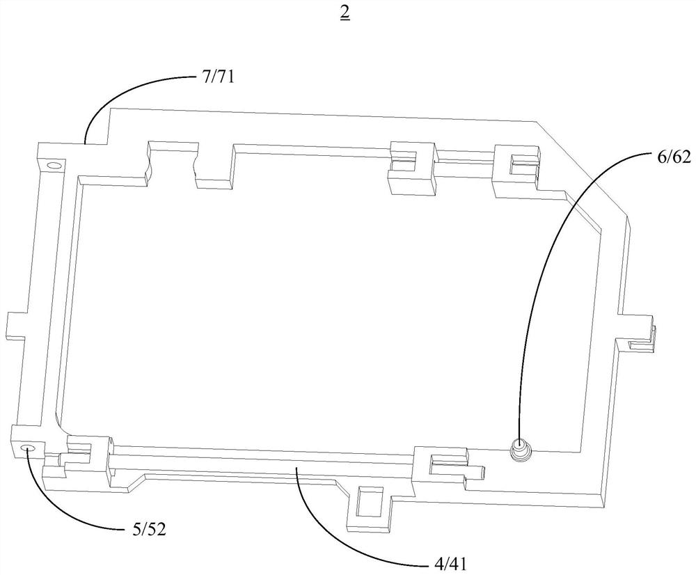 Guide shaft type anti-shake structure, lens assembly and shooting device