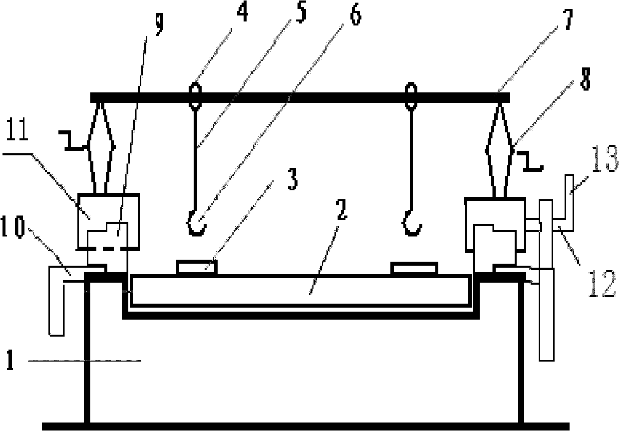 Manhole cover opening and closing movement device