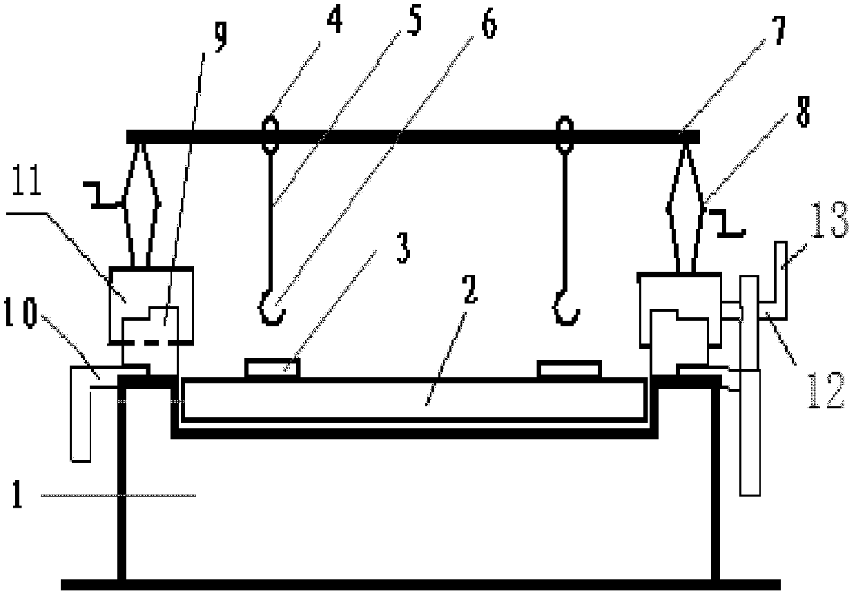 Manhole cover opening and closing movement device