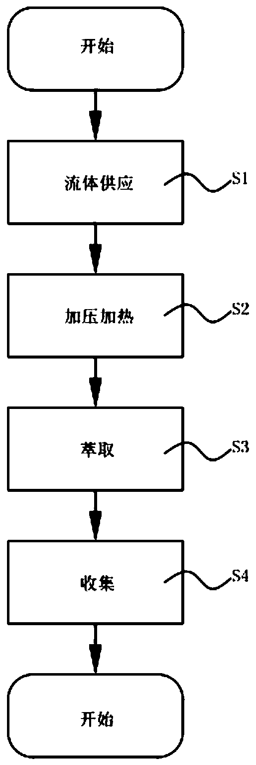 Supercritical fluid extraction system and extraction method