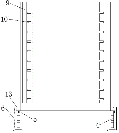 Simulation device for treating runoff pollution of road ecological percolation system and realization method of simulation device