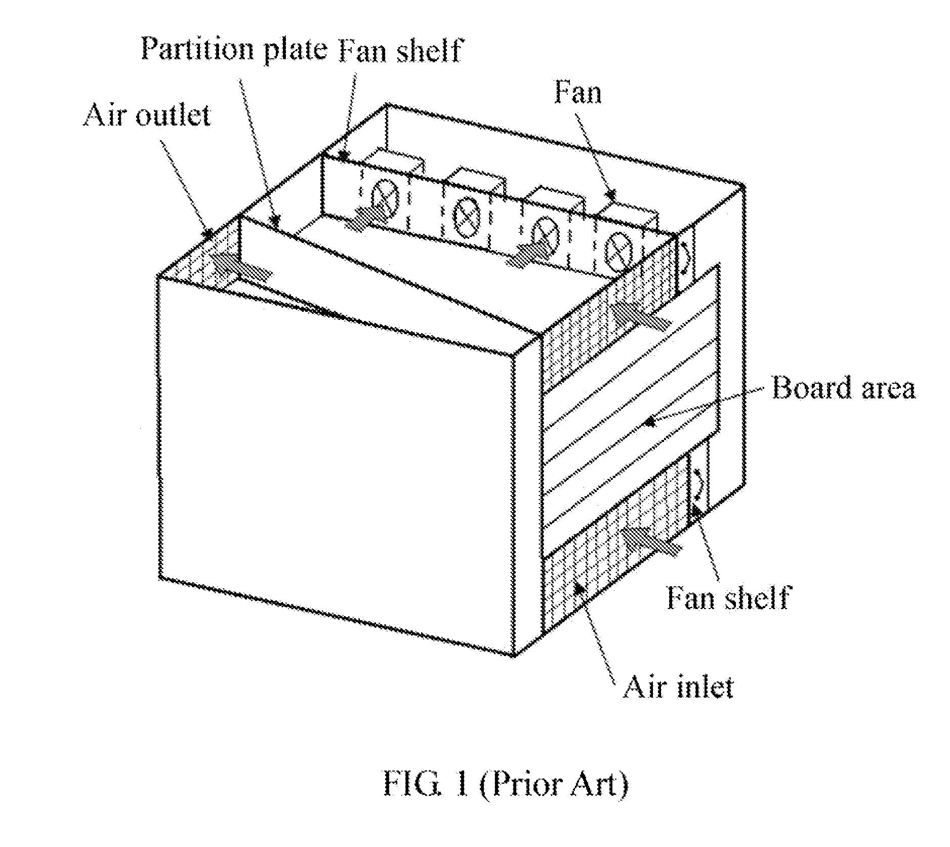 Chassis with horizontal plugged frames and communication device