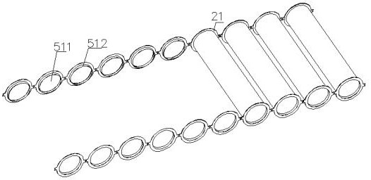 A welding device and method for brazing material, core tube and brazing material