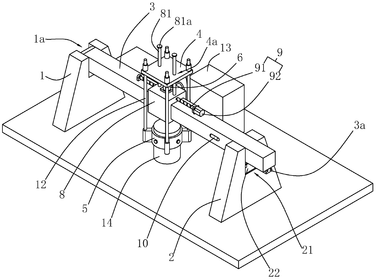 Anti-floating engineering pile vertical load test detection device and method