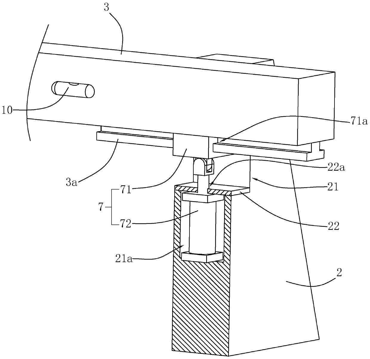 Anti-floating engineering pile vertical load test detection device and method