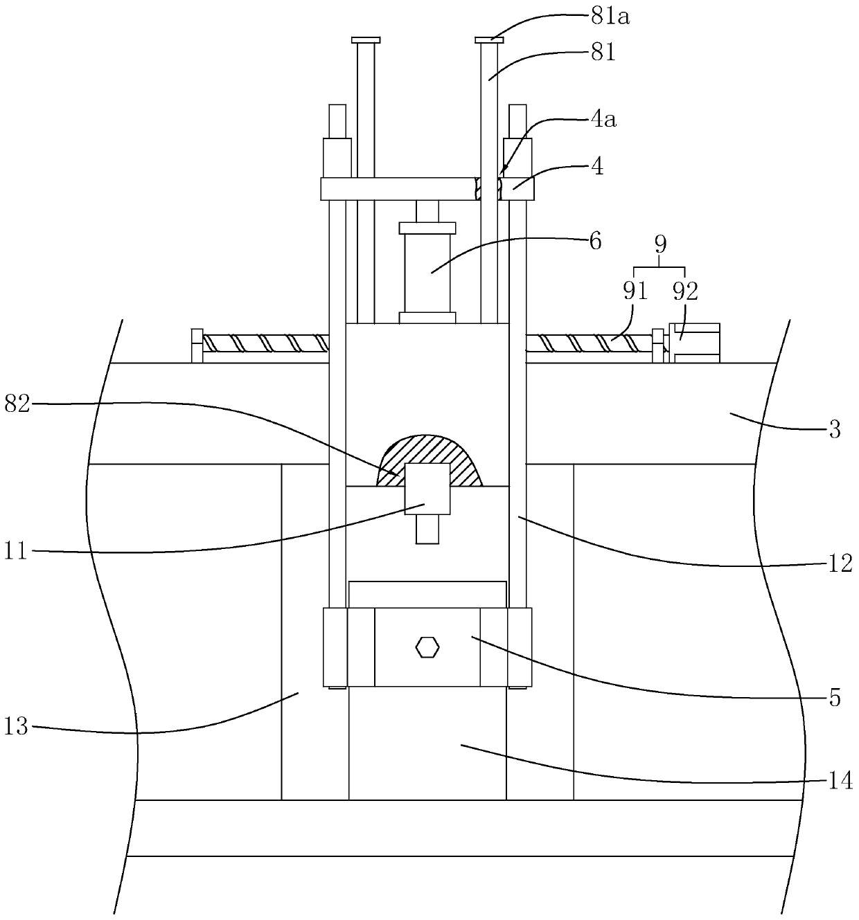 Anti-floating engineering pile vertical load test detection device and method