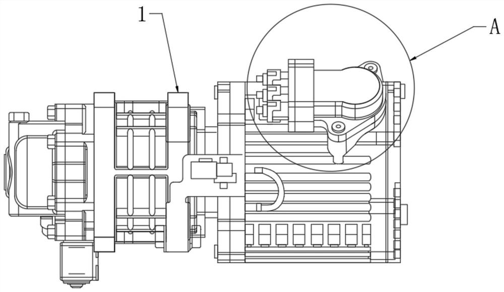 Integrated hydrogen circulating pump in fuel cell system