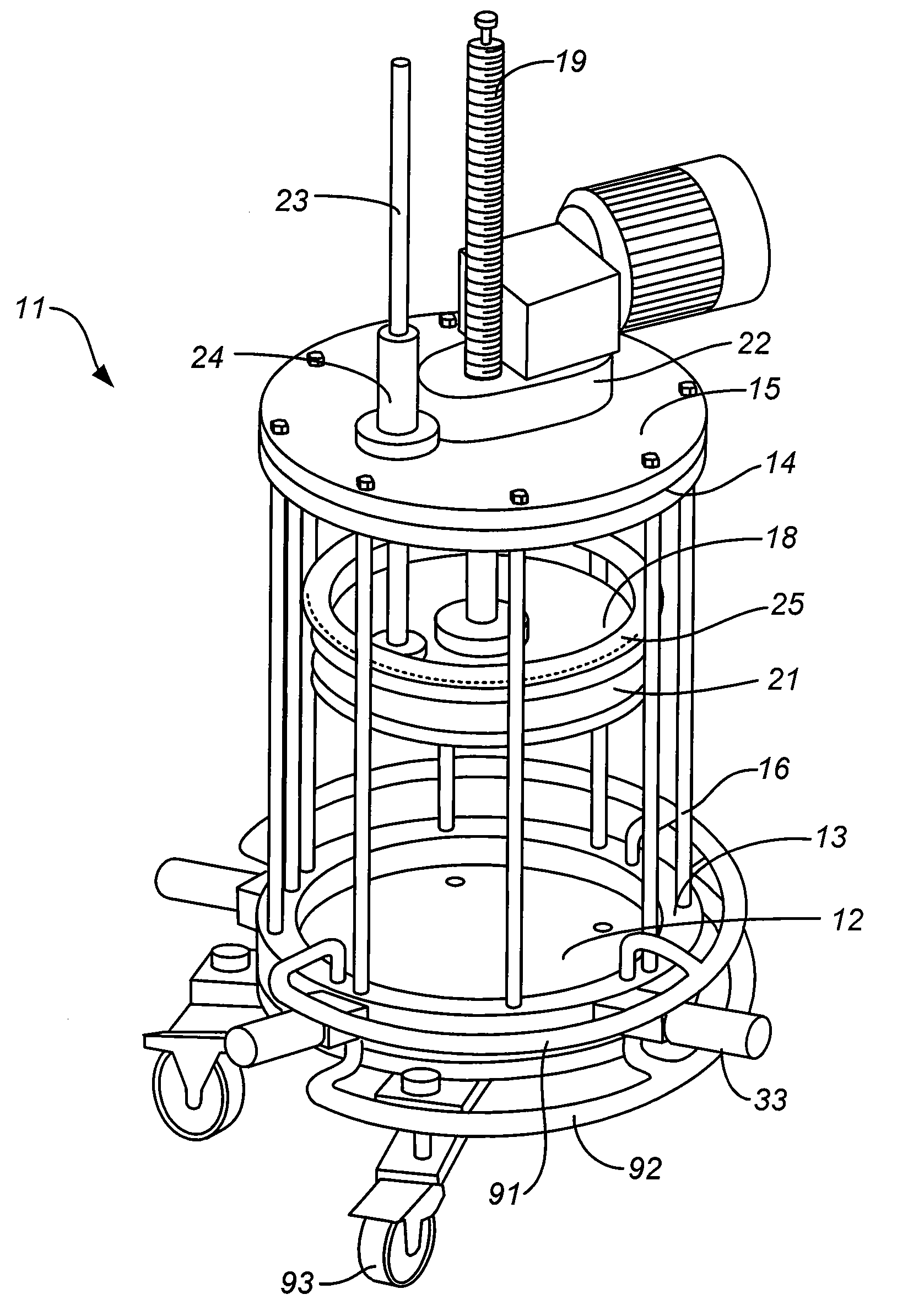 Chromatography column with pack, unpack, and clean-in-place features