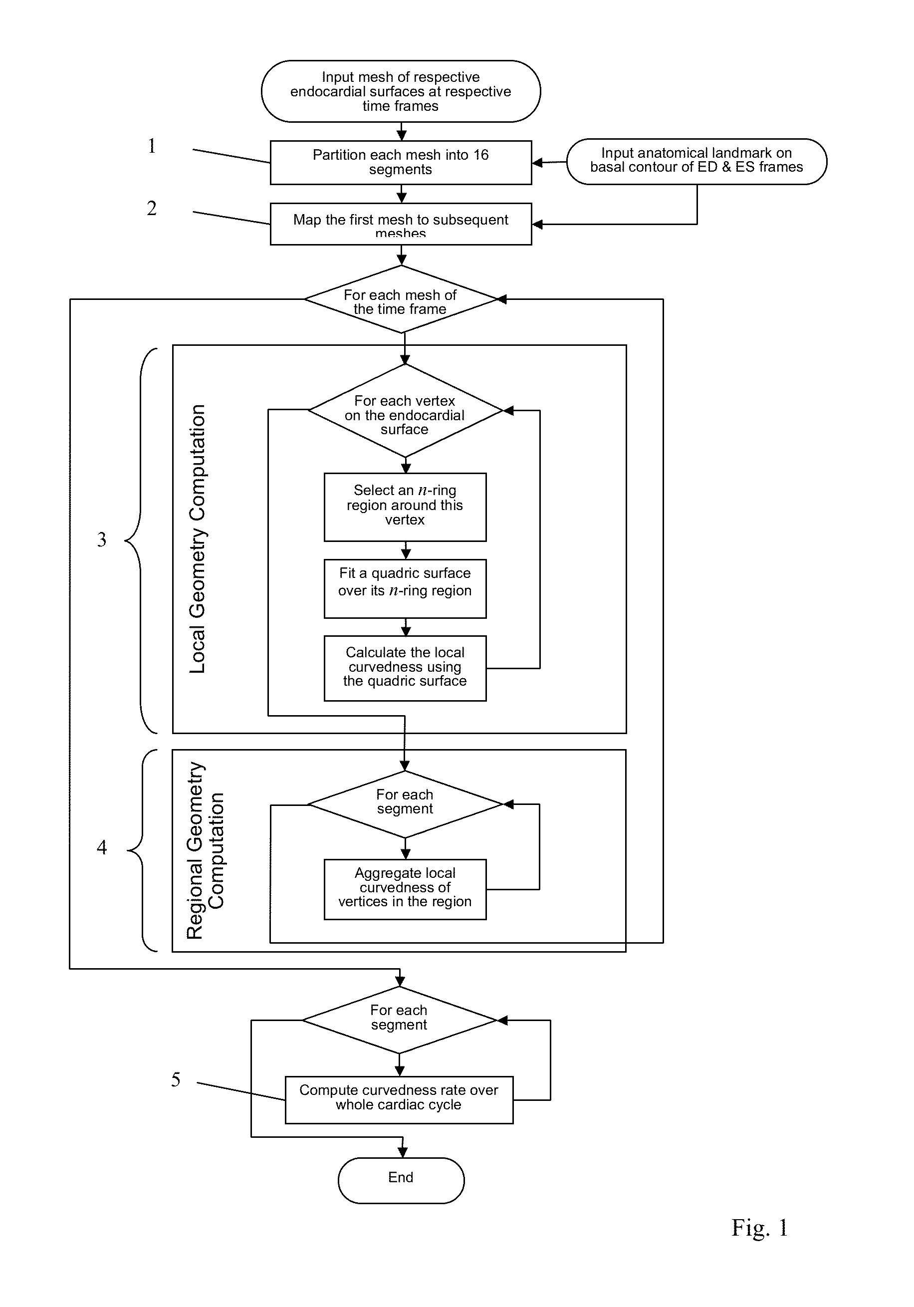 Quantifying curvature of biological structures from imaging data