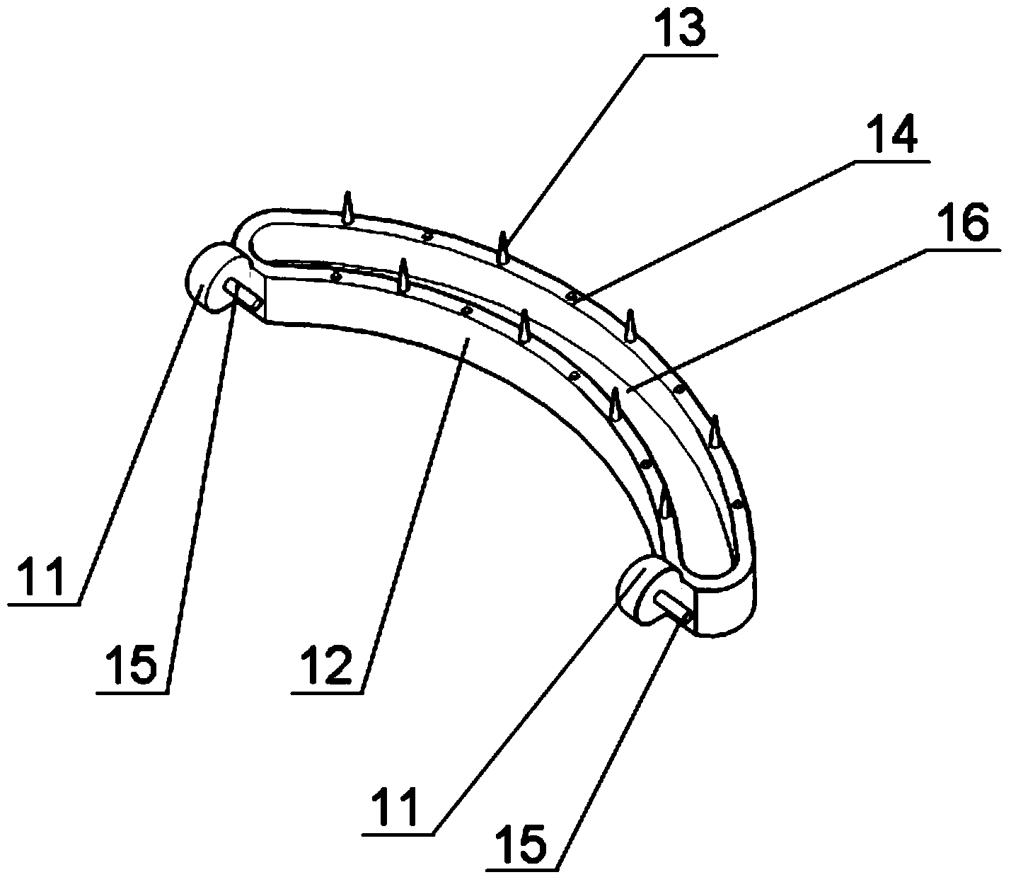 Occlusion repair device for rectovaginal fistula