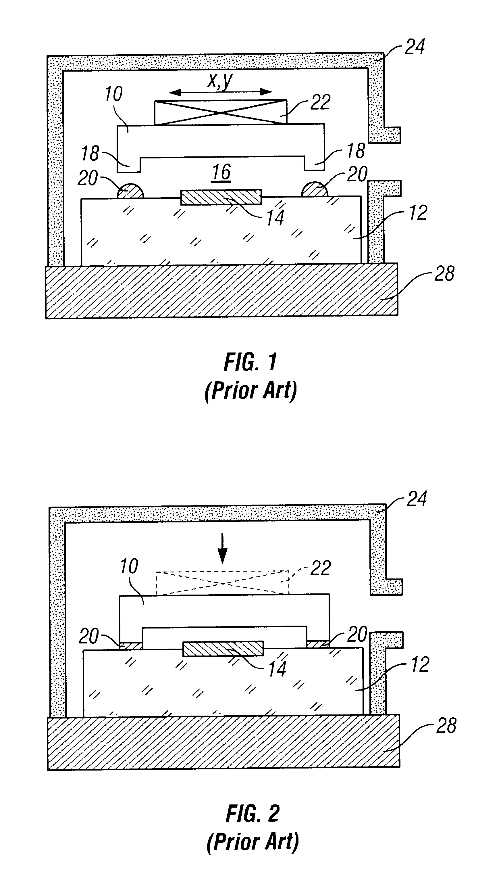 Method for forming a device having a cavity with controlled atmosphere