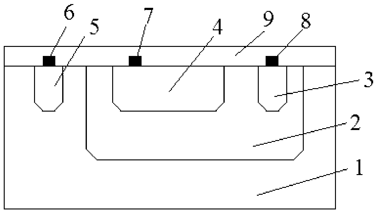 Double-junction depth photodiode for fluorescence detection