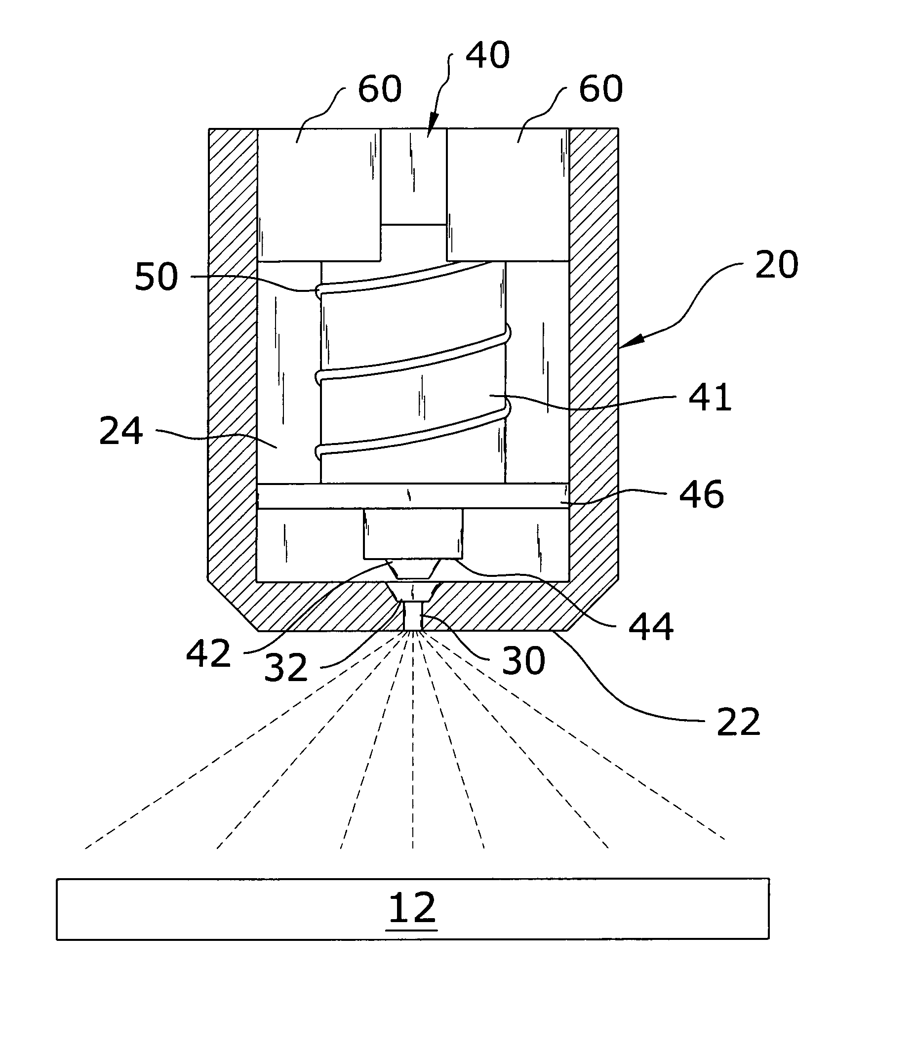 Atomizer for thermal management system