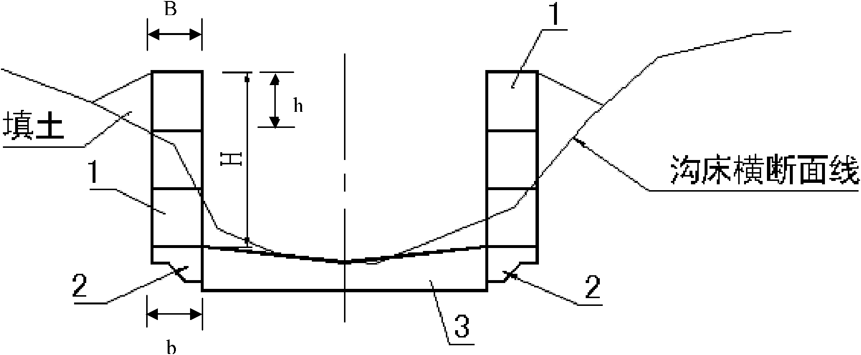 Assembled drainage canal of debris flows and construction method thereof