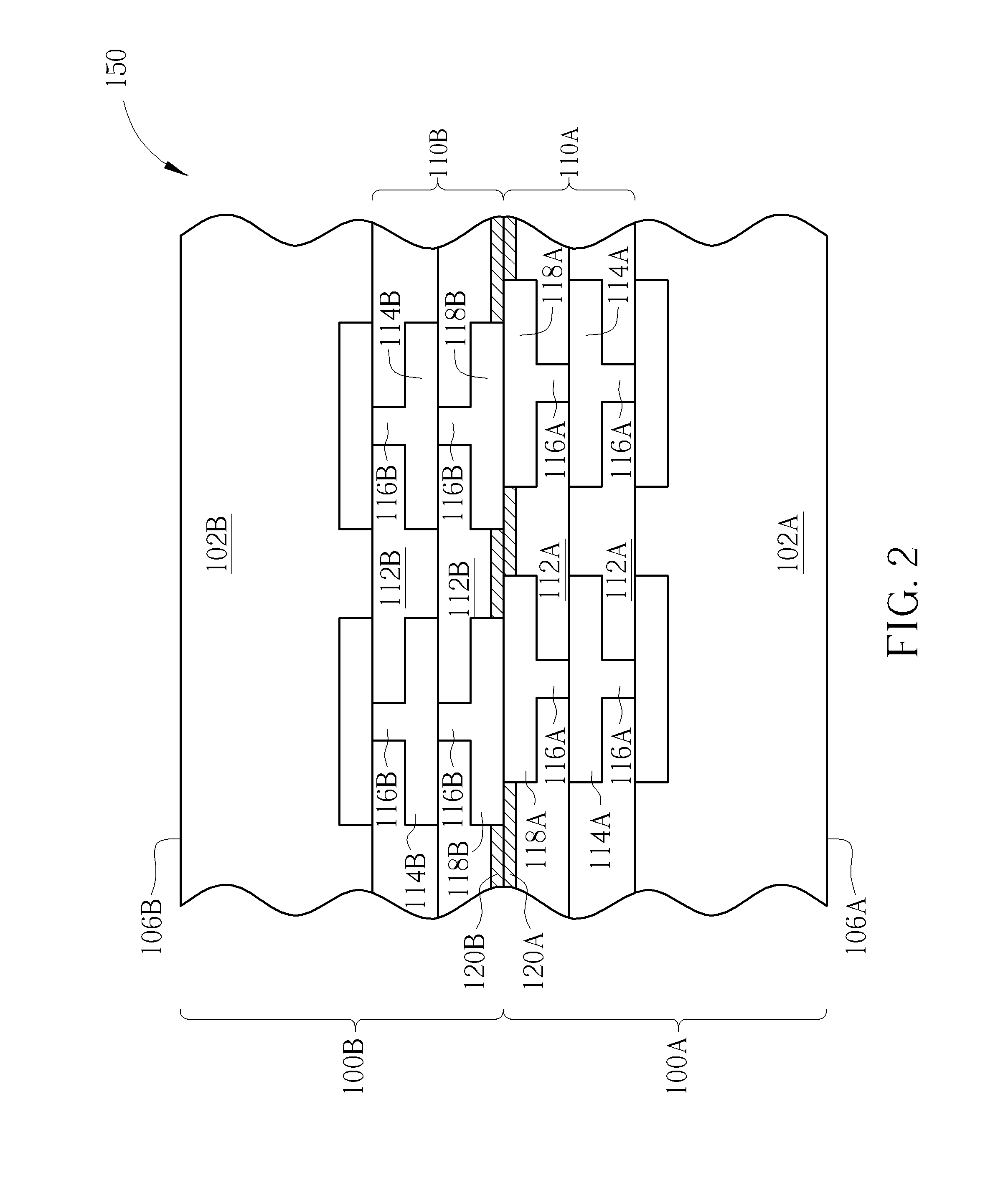 Stacked semiconductor structure