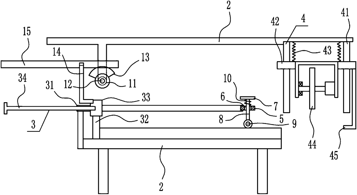 Automatic conveying and cutting device for building wood board