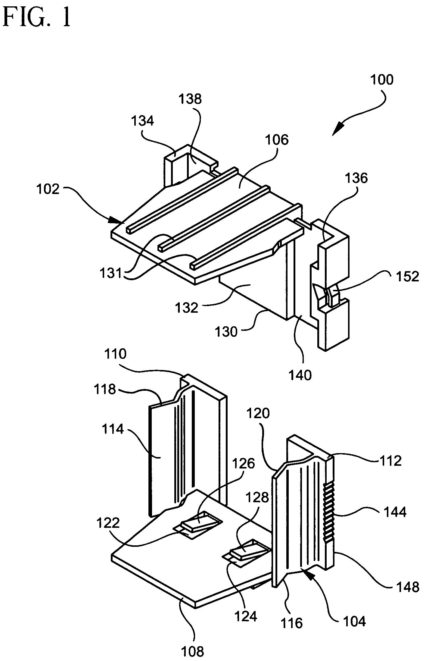 Retaining clip for reagent test slides