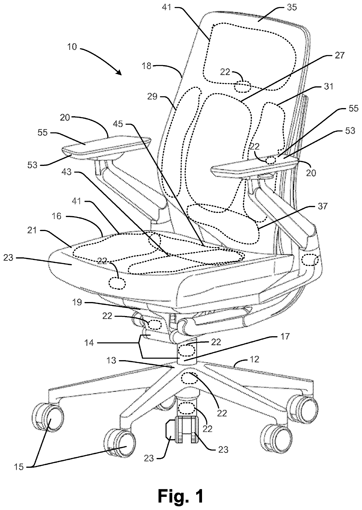 Powered furniture assembly