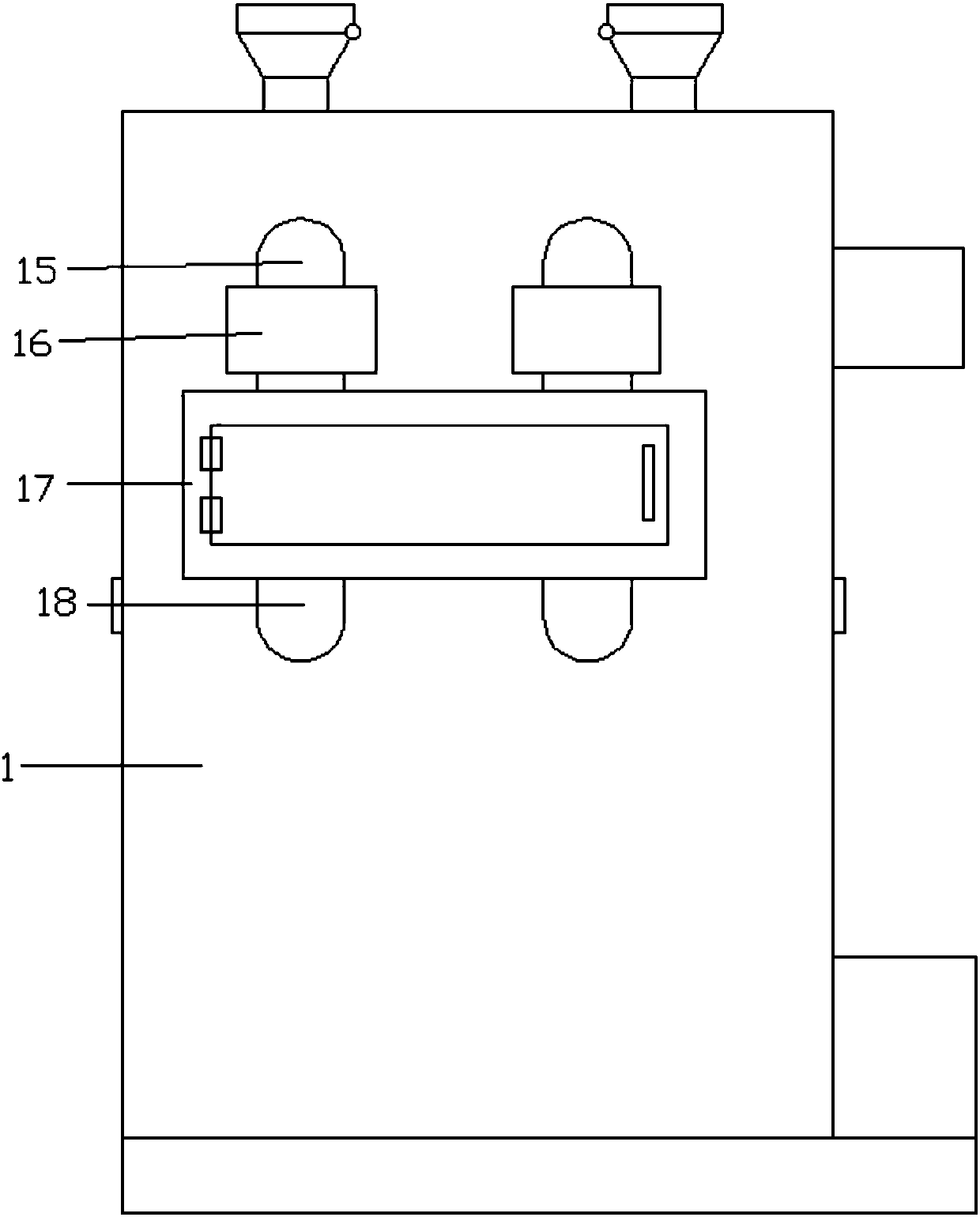 Rice seed drying and screening device