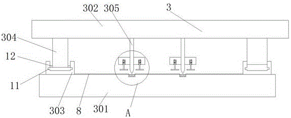 Non-crimping protective film splitting and winding integrated device