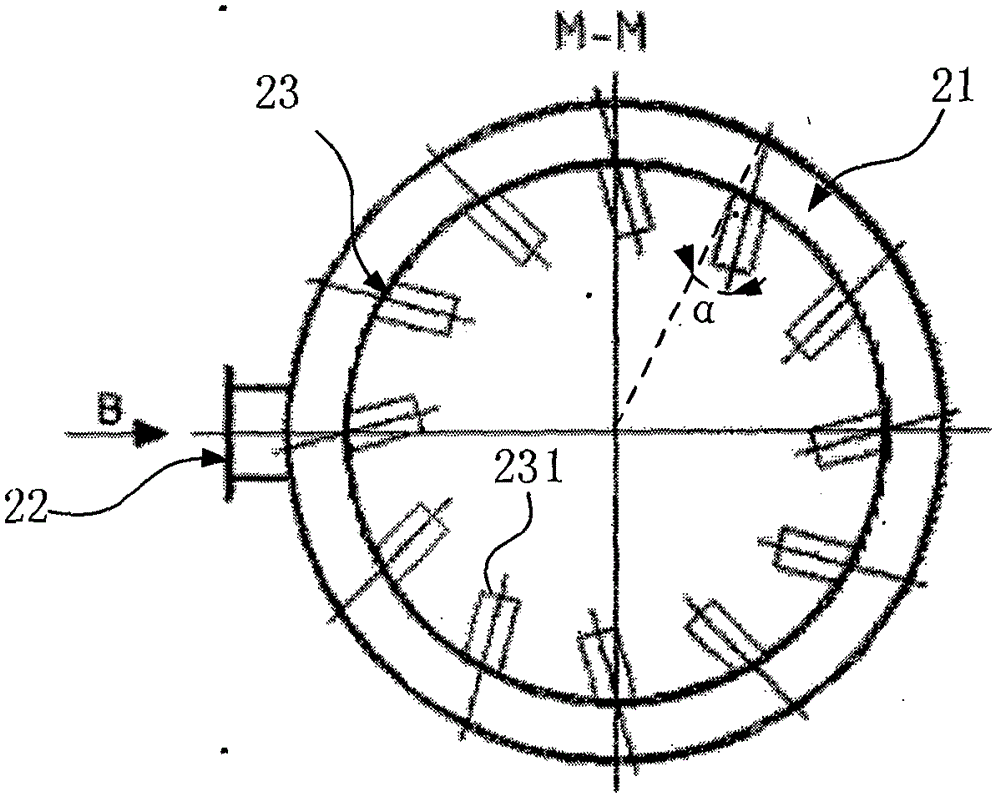 Low-flow-resistance smoke mixing apparatus