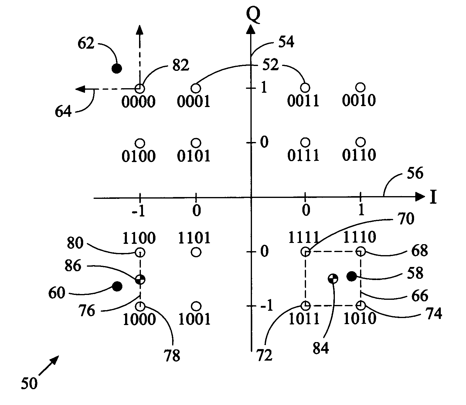 Method of hybrid soft/hard decision demodulation of signals with multilevel modulation