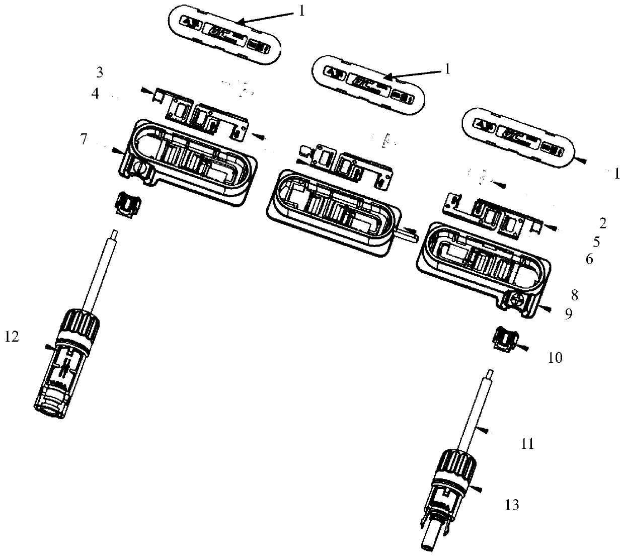 Junction box for photovoltaic module