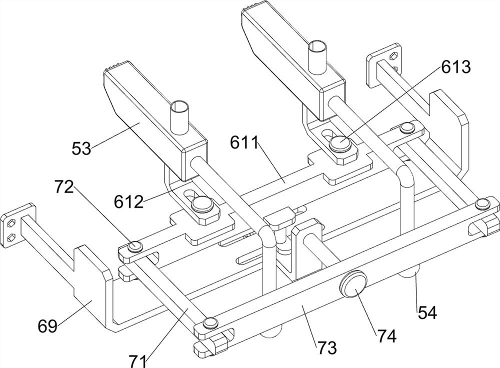 Gynecological operating bed with disinfection function