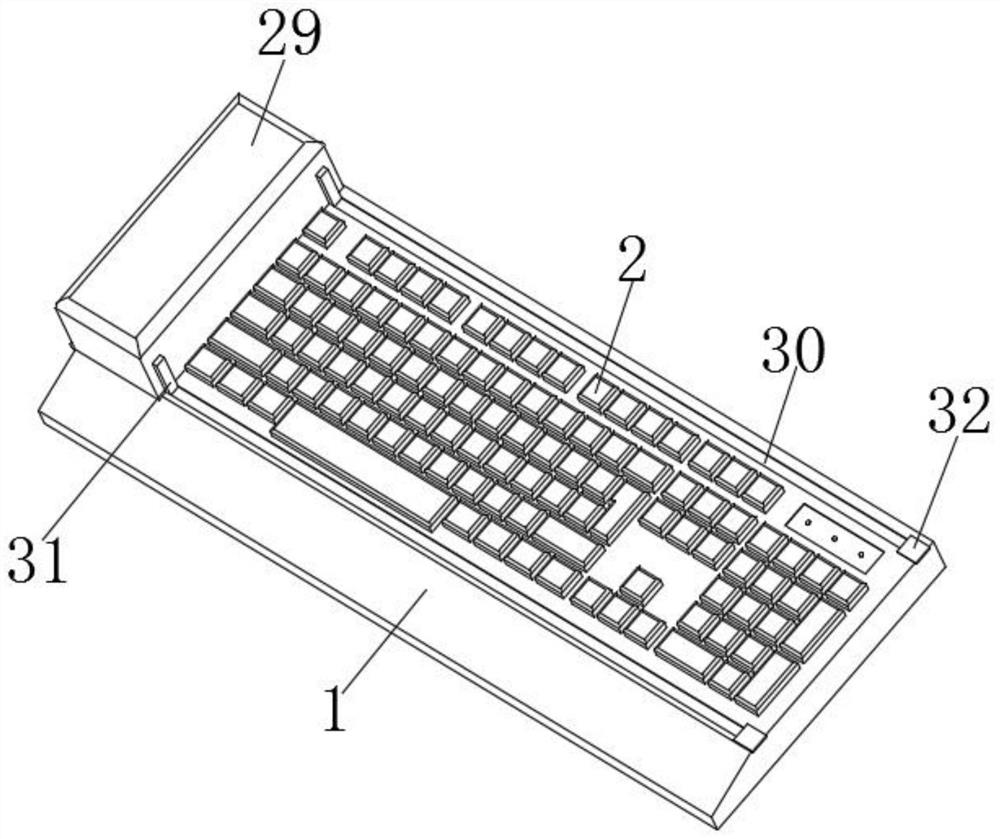 A keyboard with customizable keys