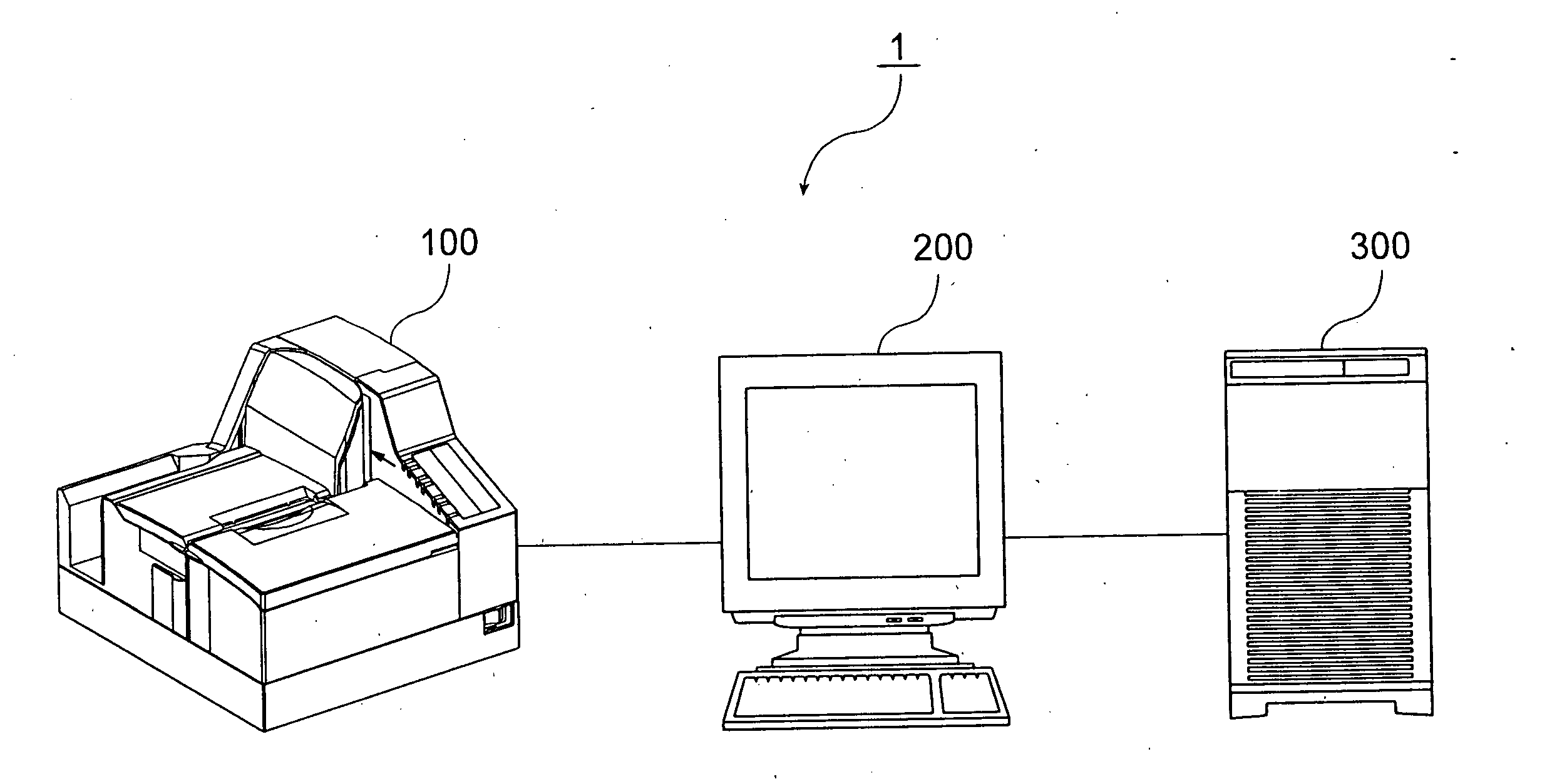 Processing apparatus, system and method for processing checks in communication with a host computer and a host computer for controlling the check processing apparatus