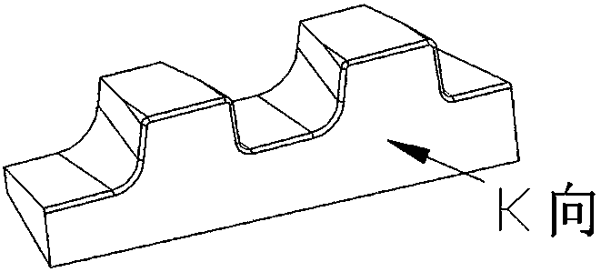 Complex molding comb tooth cutter