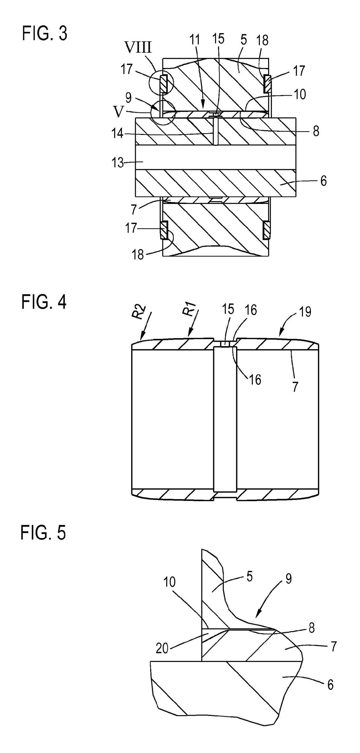 Planetary gear bearing arrangement