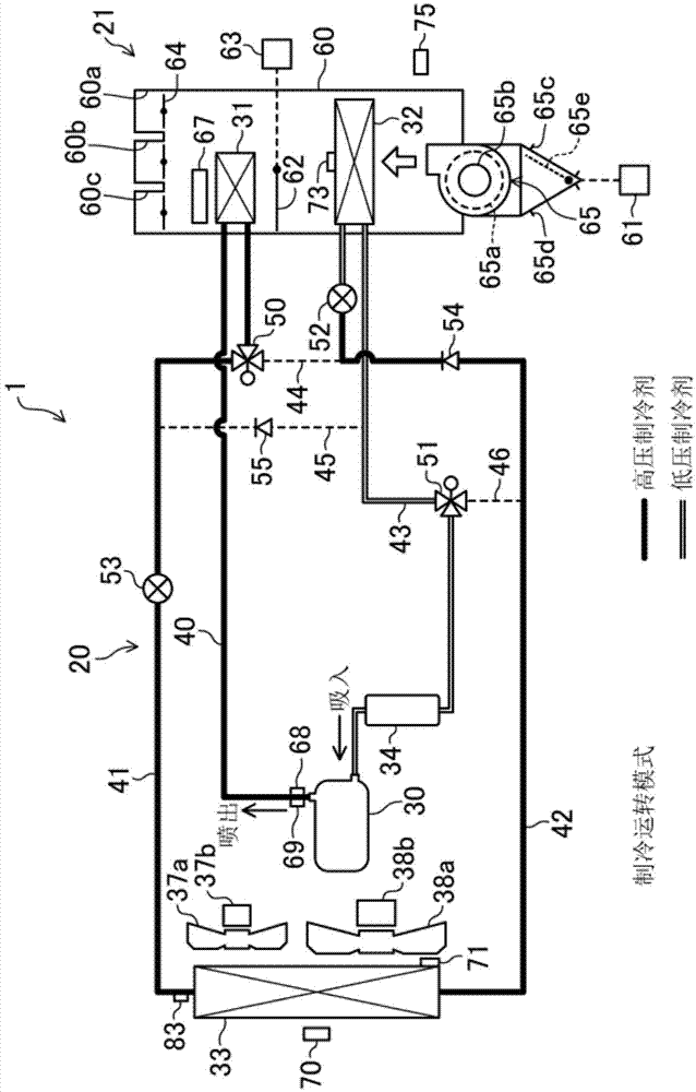 Vehicle air-conditioning device