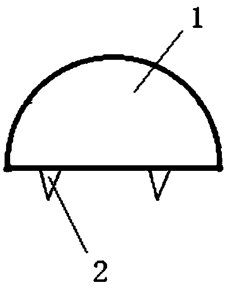 Turtle-shaped flexible submarine pipeline counterweight block