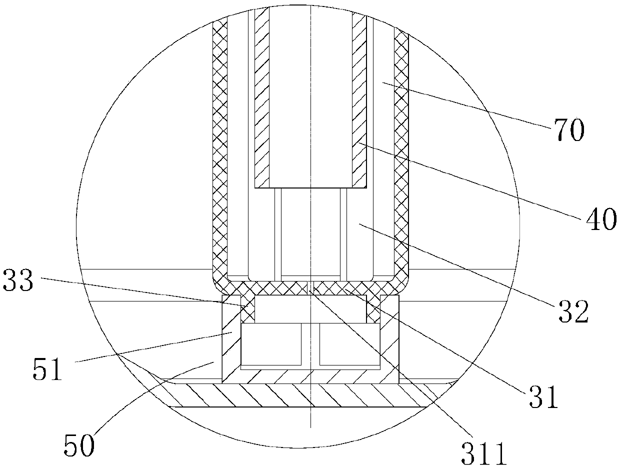 Vapor-liquid separator and compressor