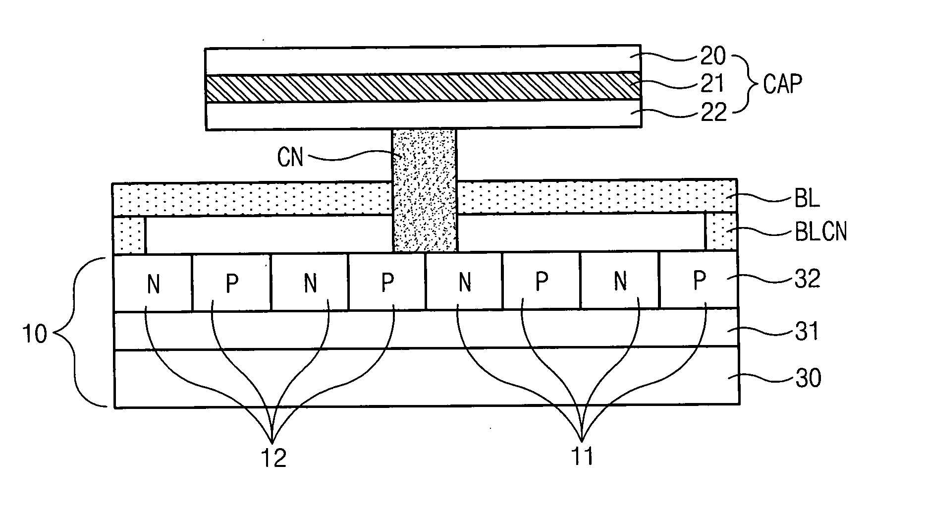 Nano tube cell and memory device using the same