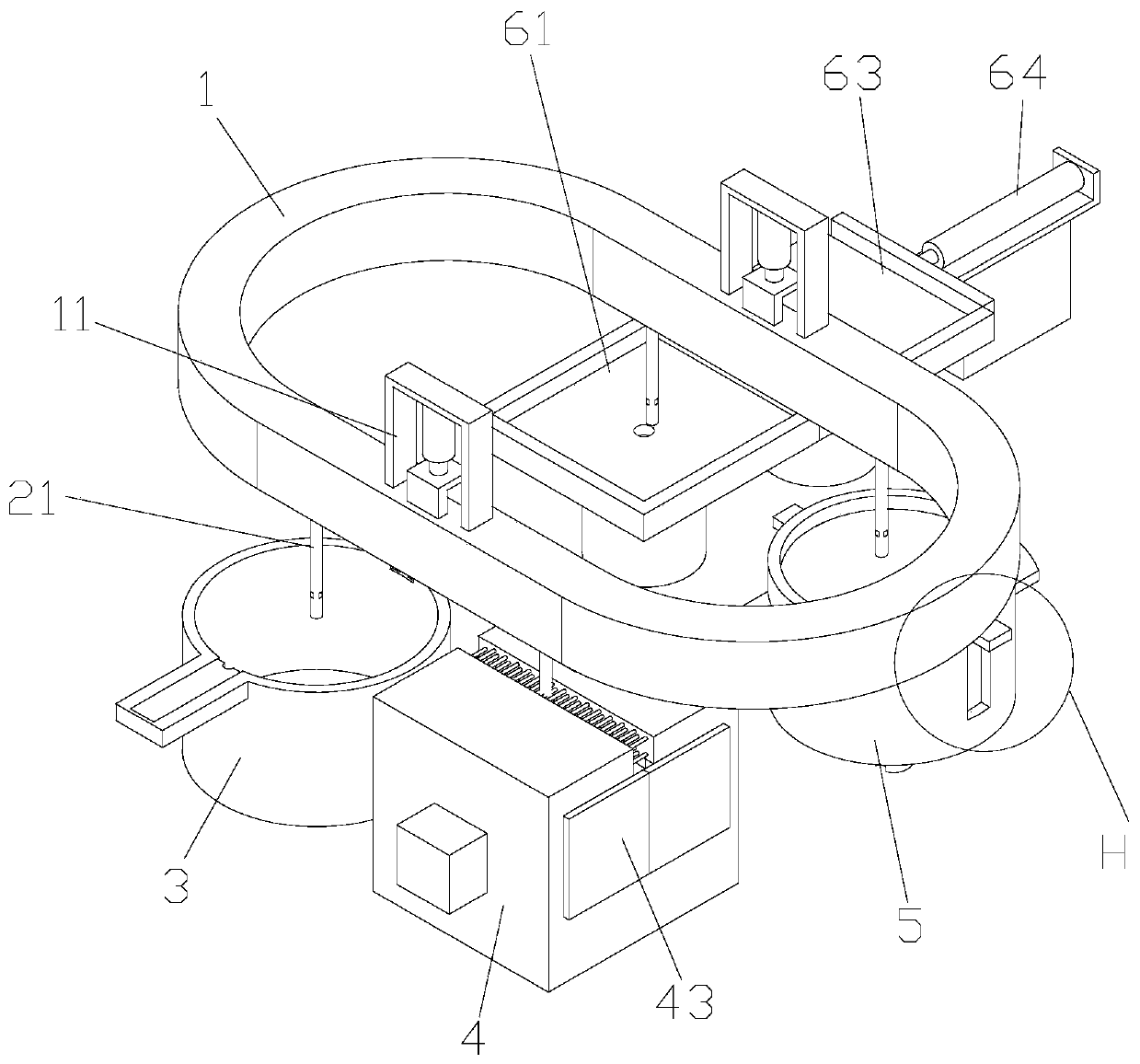 Hand wheel machining device