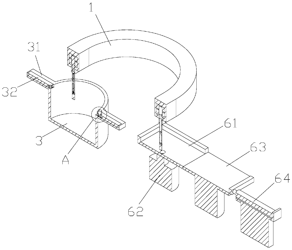 Hand wheel machining device