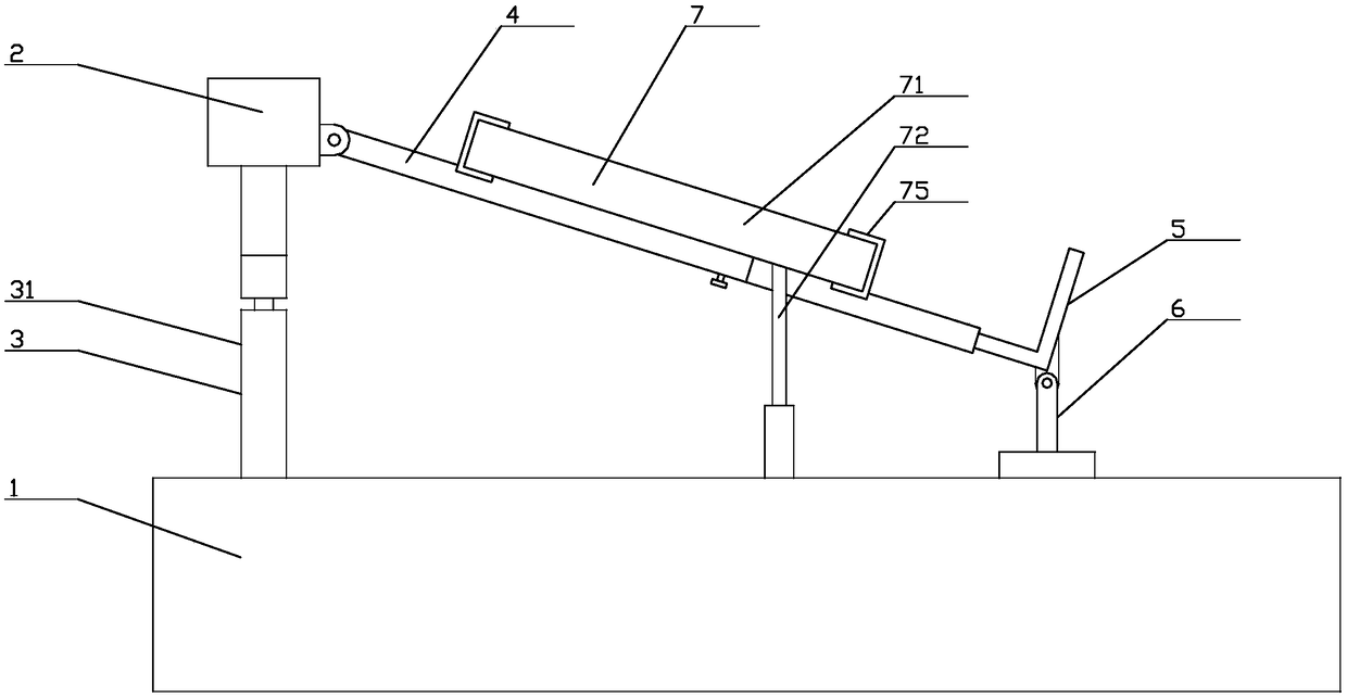 A knee joint rehabilitation device