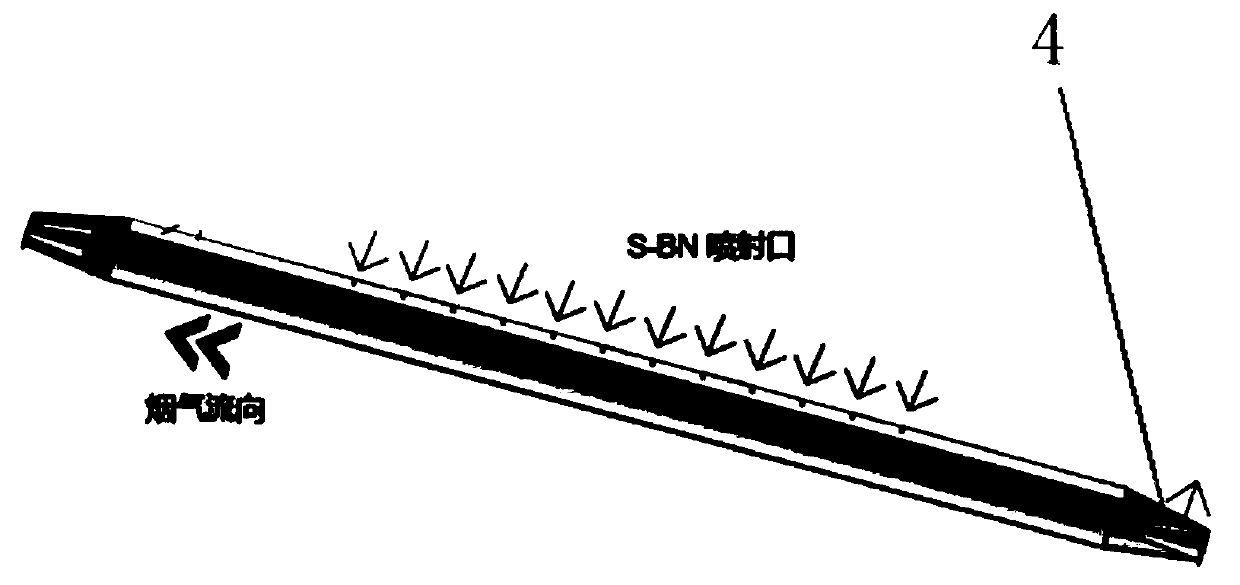 Method and apparatus for controlling sludge incineration fine particles by using boron nitride