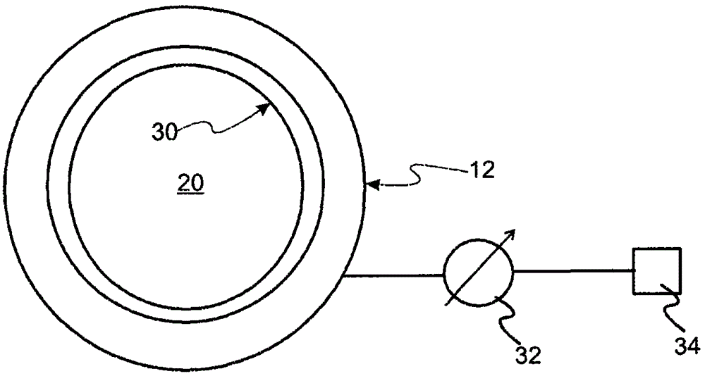 Method for online detection of bushing buckling in pressurized gas storage systems