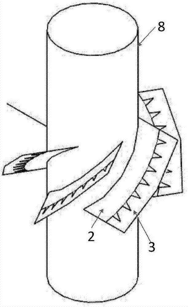 Nozzle with adjustable swirling number and turbulence level, nozzle array and combustor