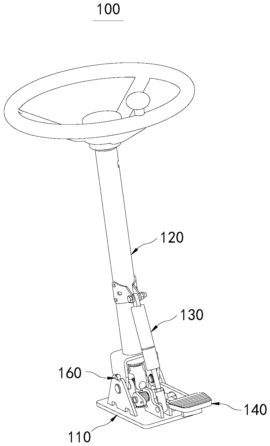 Steering column inclination angle adjusting mechanism and steering device