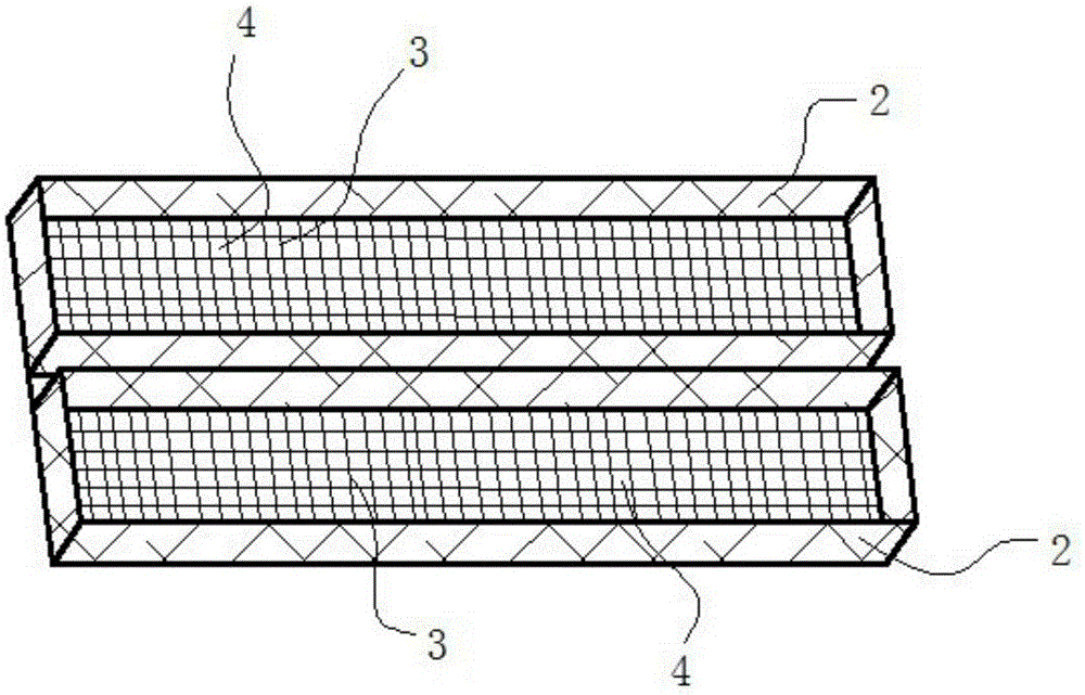 Sedum lineare roof greening planting method and roof greening planting structure