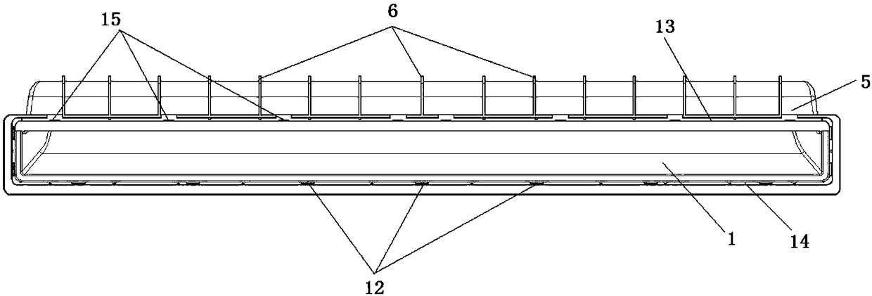 Integrated hidden handle structure and dish-washing machine