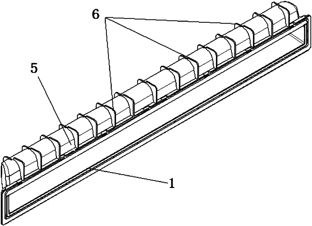 Integrated hidden handle structure and dish-washing machine