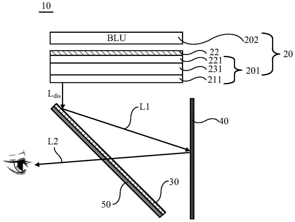 Optical display system and display device