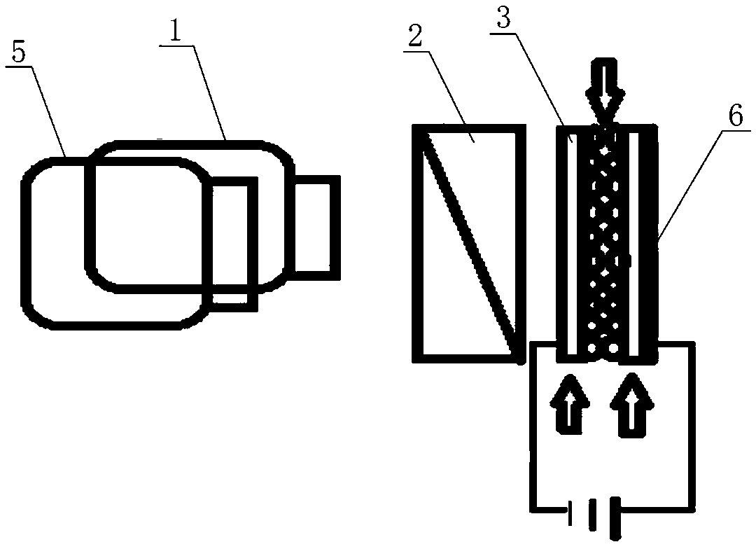 Novel radiation detector based on liquid crystal material